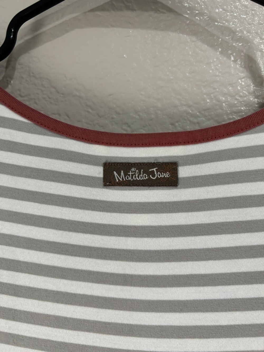 Matilda Jane Joanna Gaines Youth Girls Stripes Floral Print Ruffle Dress Sz 14 - Picture 9 of 9